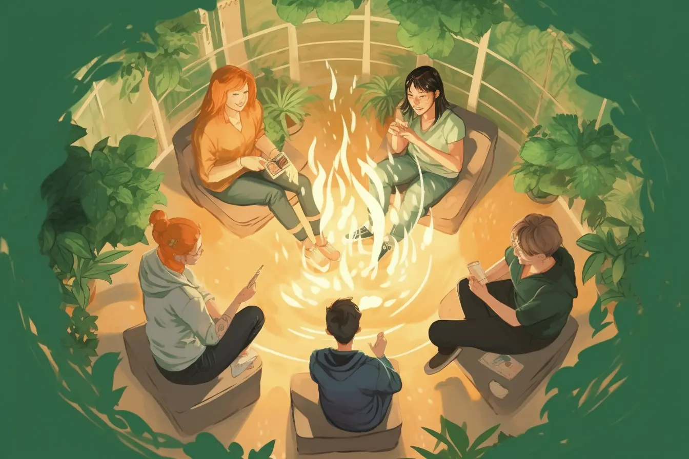 Cannabis-Community: Gemeinsam genießen Cannabis-Freunde treffen sich im Cannabis Social Club in Freiburg